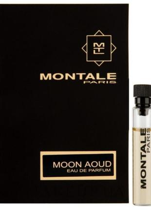 Оригінал пробник montale moon aoud 2 ml віала ( монталь мун ауд ) парфумована вода1 фото