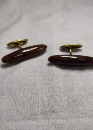 Запонки  позолочені