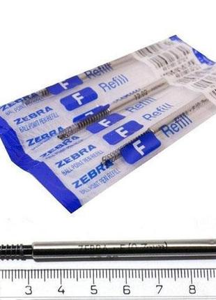 Стержень шариковый zebra (f) ц.синий 5276