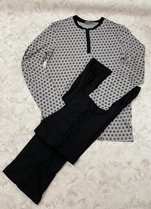 Хлопковая мужская пижама nightwear malu бельгия