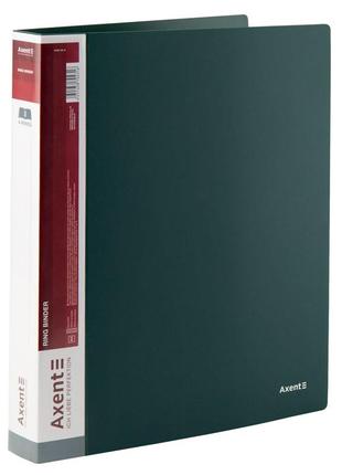 Папка на 4 кільцях axent 1208-05-a, а4, 35 мм, зелена