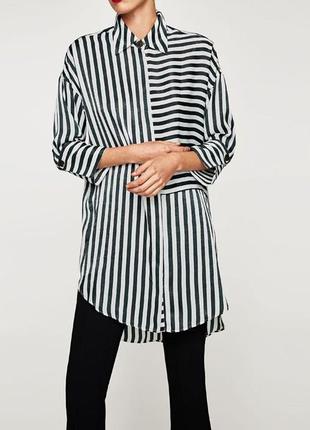 Сатинове плаття сорочка, сатинова сорочка довга, плаття в стилі сорочки, сорочка оверсайз, подовжена сорочка в смужку, вільне плаття