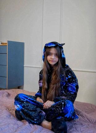 Кигуруми космический единорог, детский кигуруми, пижама для детей2 фото