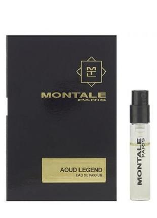 Оригінал пробник montale aoud legend 2 ml віала ( монталь ауд легенда ) парфумована вода1 фото