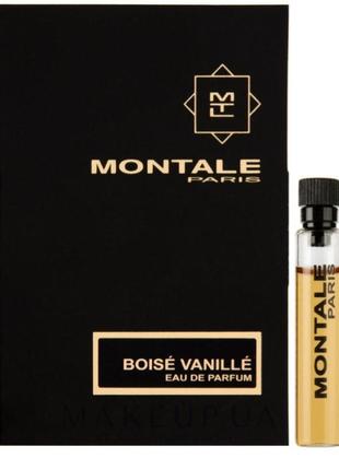 Оригинал пробник montale boise vanille 2 ml виала (монталь бас ваниль) парфюмированная вода