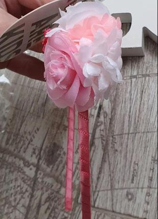 Обруч с цветами