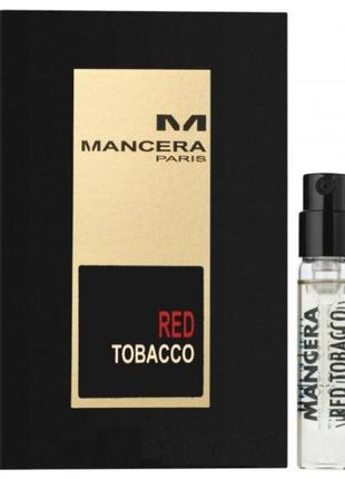 Оригинал пробник mancera red tobacco 2 ml виала ( мансера рэд тобакко ) парфюмированная вода1 фото