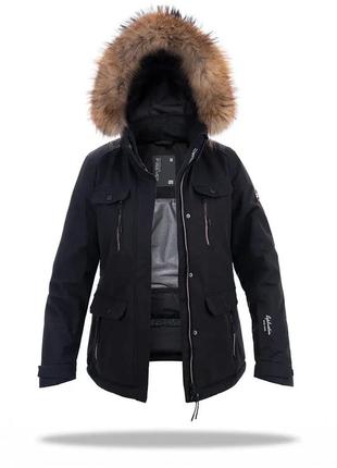 Жіноча гірськолижна куртка freever af 21768 чорна1 фото