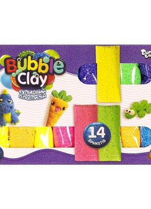 Комплект креативної творчості "bubble clay" bbc-05-01u 14 брикетів