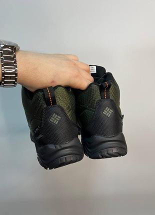 Мужские водостойкие термо кроссовки до - 21°❄️ columbia waterproof gore-tex, khaki4 фото