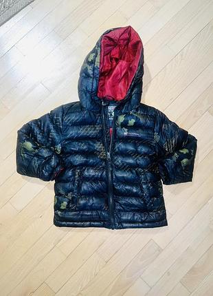 Стьобана дута курточка для хлопчика( утеплена до 0 t)
