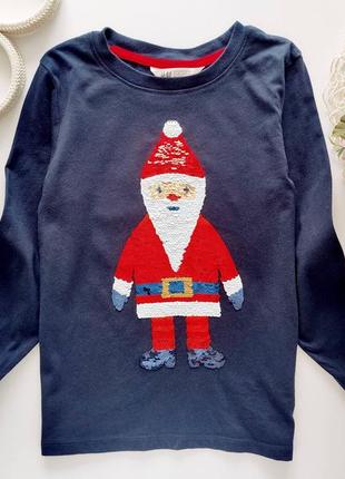 Новогодний реглан с дед морозом артикул: 18123
