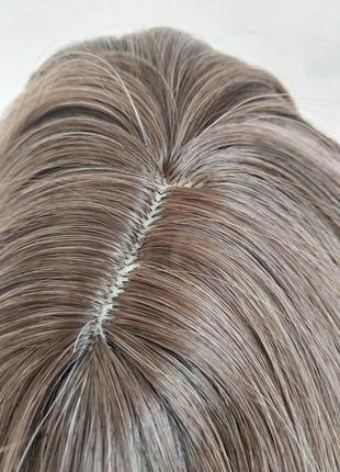 Парик женский омбре боб русый русьный блонд короткие волосы волнистые наурученные искусственные волосы канекалон возможен обмен разгляну10 фото