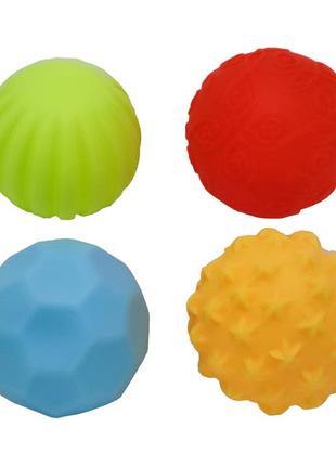 Набір іграшок для ванної a004 м'ячики 4 шт  (a004-2)
