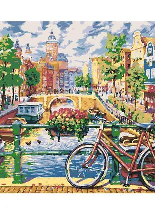 Набор в коробке, картина по номерам "чарующий амстердам"", 40*50 см., santi 953895