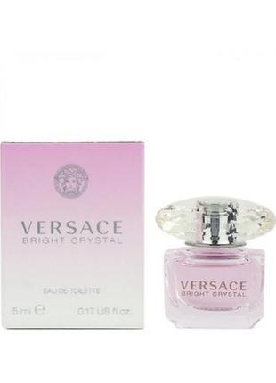 Оригінал мини versace bright crystal 5 ml ( версаче брайт кристал ) туалетная вода1 фото