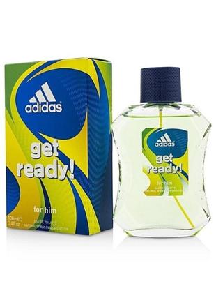 Оригінал adidas get ready for him 100 ml ( адідас гет реді ) туалетна вода