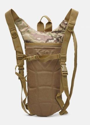Гидратор тактический 2,5 литра рюкзак  военный армейский кемелбек питьевая система kms camelback 2,5l multicam3 фото