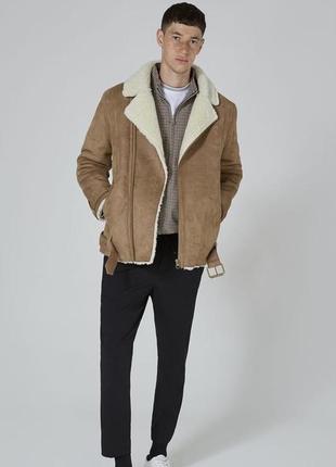 Дублянка/куртка topman - sheepskin2 фото