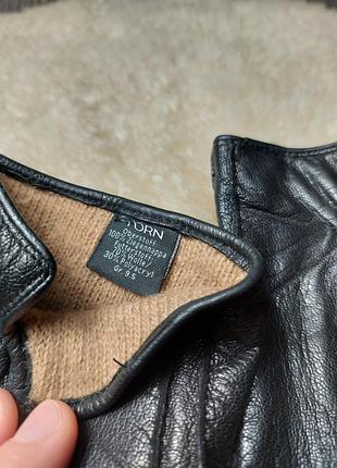 Кожаные мужские перчатки