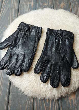 Кожаные мужские перчатки