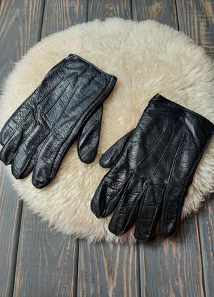Кожаные мужские перчатки