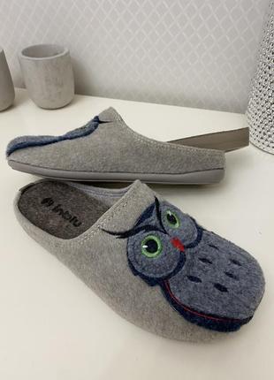 Женские тапочки войлочные inblu,размер в размер