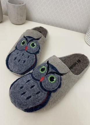 Женские тапочки войлочные inblu,размер в размер