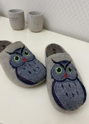 Женские тапочки войлочные inblu,размер в размер