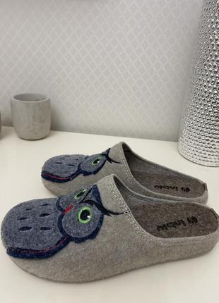 Женские тапочки войлочные inblu,размер в размер