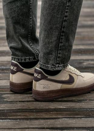 Женские кроссовки nike air force sp 21 “coffee” 38-39-40-418 фото