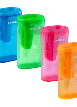 Точило для олівців з контейнером axent lighter 1155-a, асорті