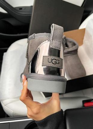 Уггі угги уги ugg ultra mini gray lacquer