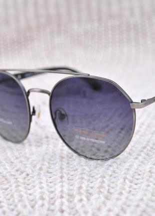 Фирменные солнцезащитные круглые очки marc john polarized unisex mj07873 фото