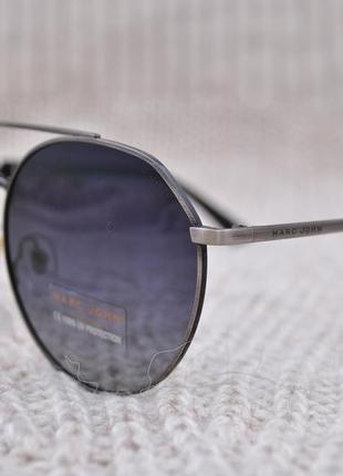 Фирменные солнцезащитные круглые очки marc john polarized unisex mj07872 фото