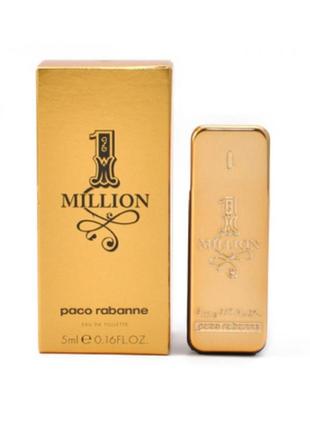 Оригинальный paco rabanne 1 million 5 ml (пако94161 миллион ) туалетная вода