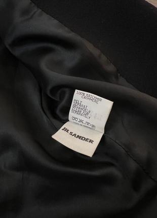 Jil sander вінтажне кашемірове пальто з хутром5 фото