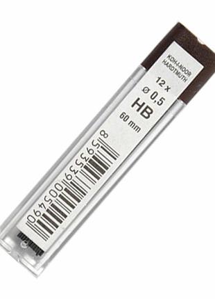 Грифели 0.5мм hb (12) koh-i-noor 4152.hb