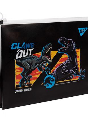 Папка-конверт yes а4 на блискавці jurassic world