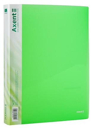 Папка на 4 кільцях axent 1208-26-a, а4, 35 мм, зелена