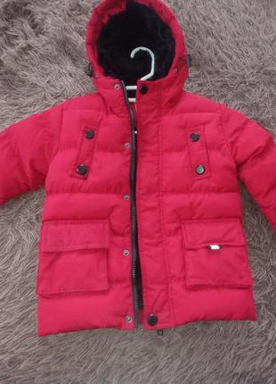 Куртка зимова дитяча червнна куртка зима