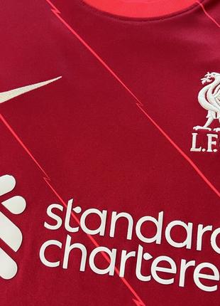 Мужская оригинальная футбольная джерси nike liverpool 2021/225 фото