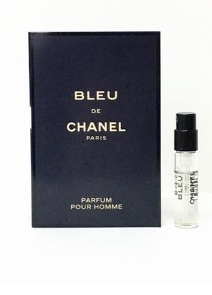 Оригинал пробник chanel bleu de chanel parfum 1,5 ml виала ( шанель блю где шаннель ) парфюмы