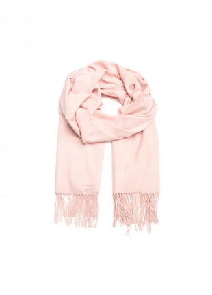 Мягкий шарф, палантин, розовая пудра2 фото