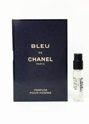 Оригинал пробник chanel bleu de chanel parfum 1,5 ml виала ( шанель блю где шаннель ) парфюмы