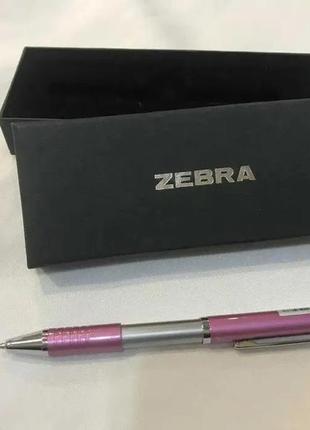 Кулькова ручка zebra "slide sl-f1" рожевий корпус 29579