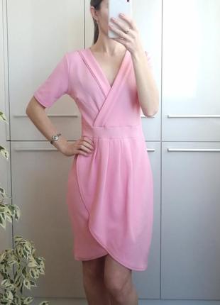 Красивое розовое платье 🌺4 фото