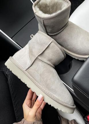 Уггі угги уги ugg mini ligth grey3 фото