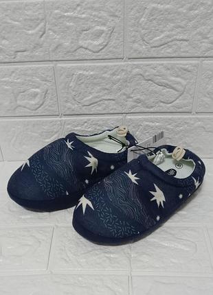 Детские тапочки чешки теплые