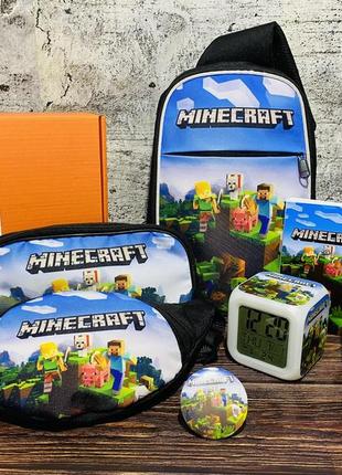 Часы minecraft майнкрафт хамелеон10 фото